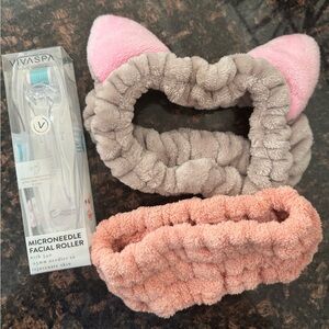 Mini Home Beauty Headband and Micro-needling Set